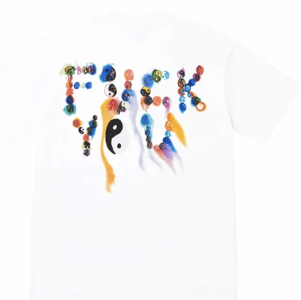Black 23FW YIN Tai Chi Yang and L Yin XL Printed White S M YANG TEE 1011